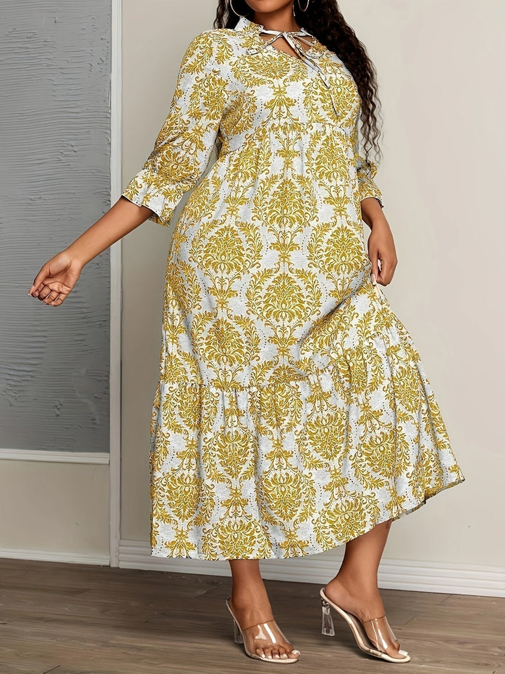 Marta – Vestito boho mosaico