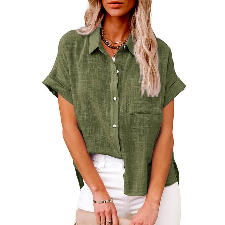Miraqua - Blusa con bottoni
