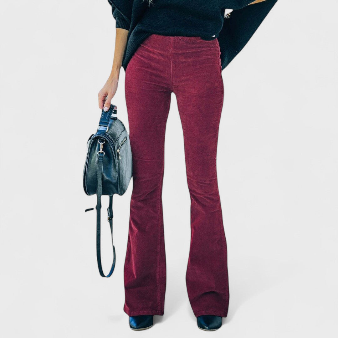 Chloe - Pantaloni a campana in velluto
