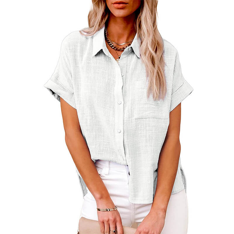 Miraqua - Blusa con bottoni