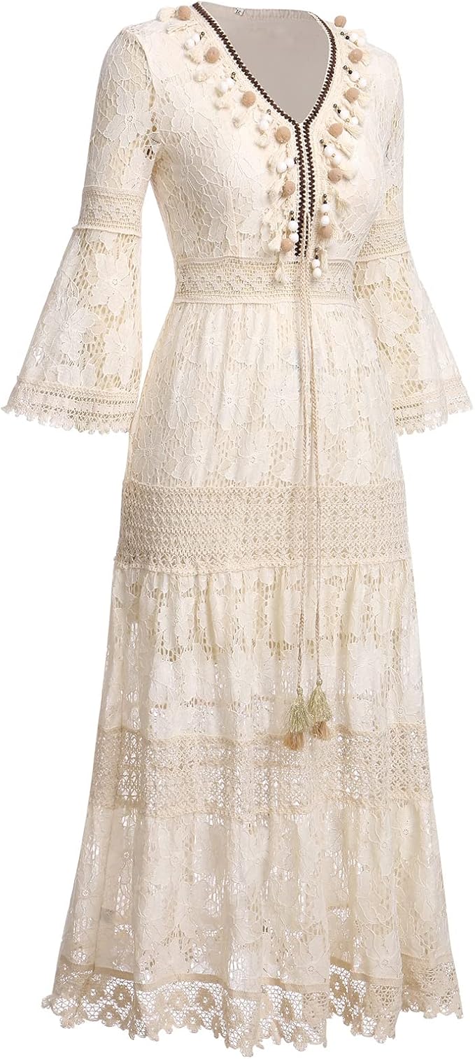 Amelia – Vestito boho in pizzo
