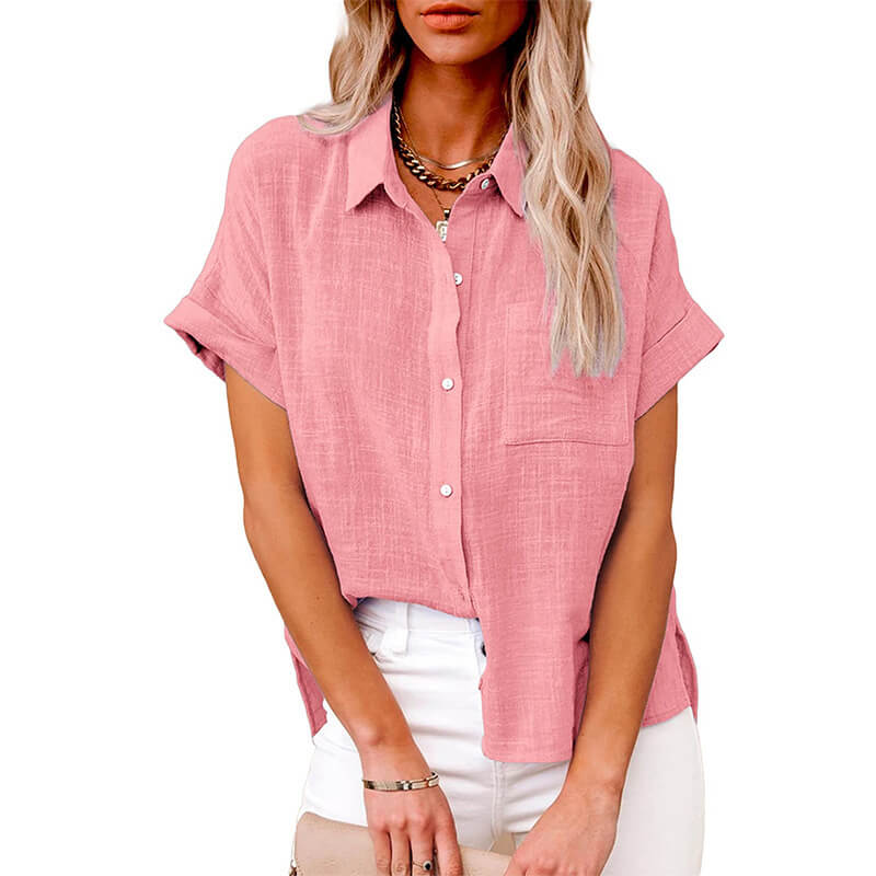 Miraqua - Blusa con bottoni