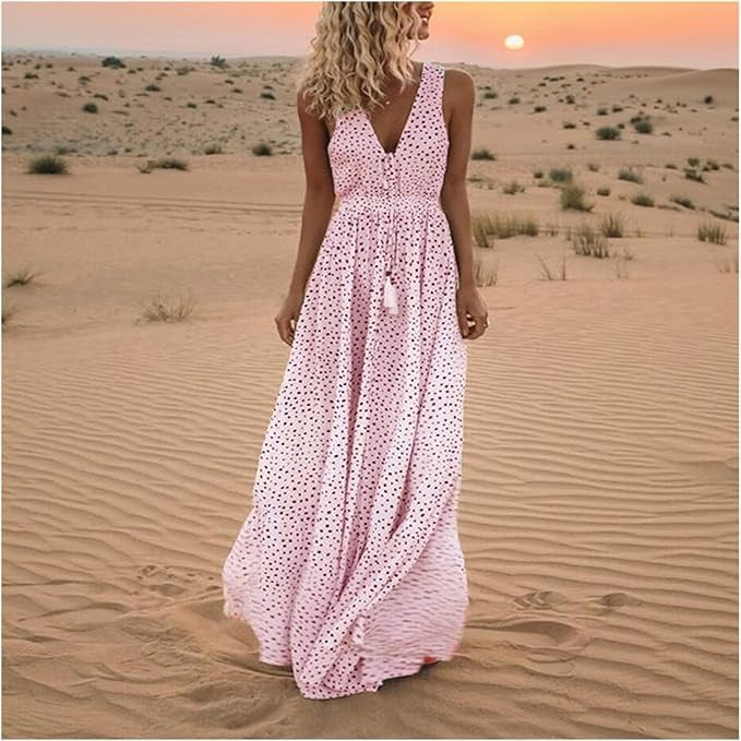 Gaia – Vestito boho maxi