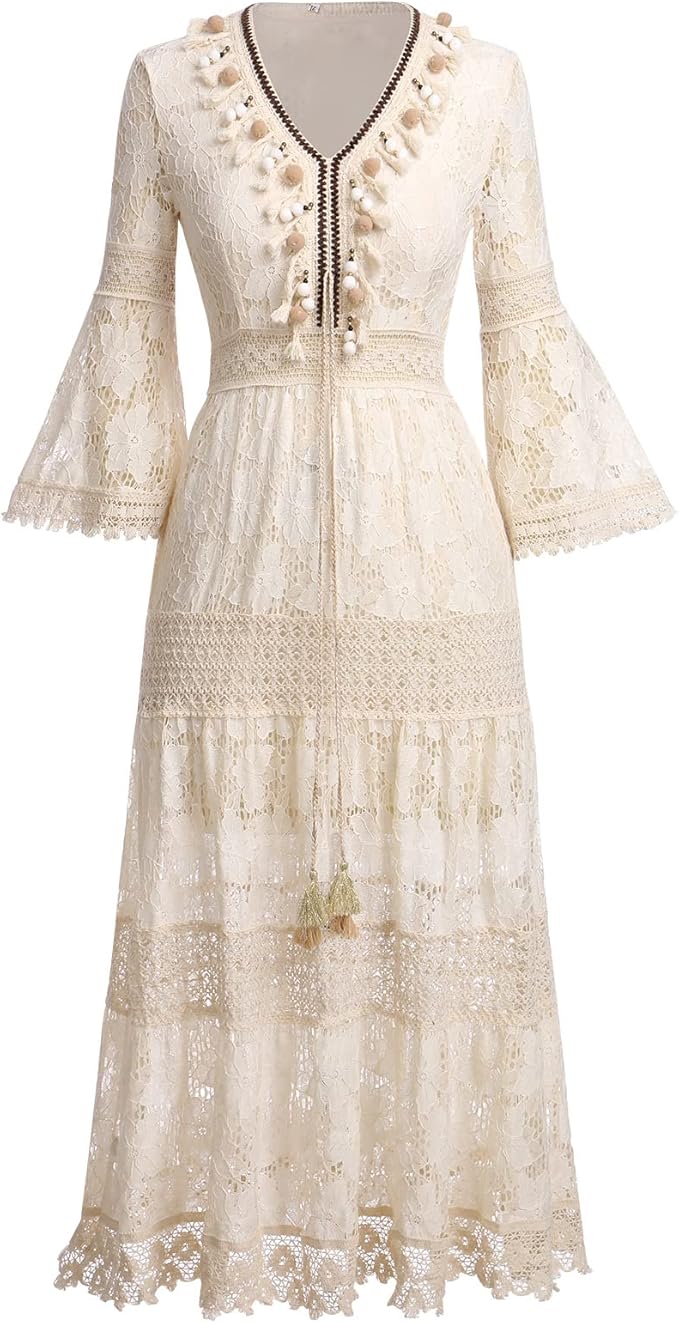 Amelia – Vestito boho in pizzo