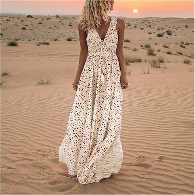 Gaia – Vestito boho maxi