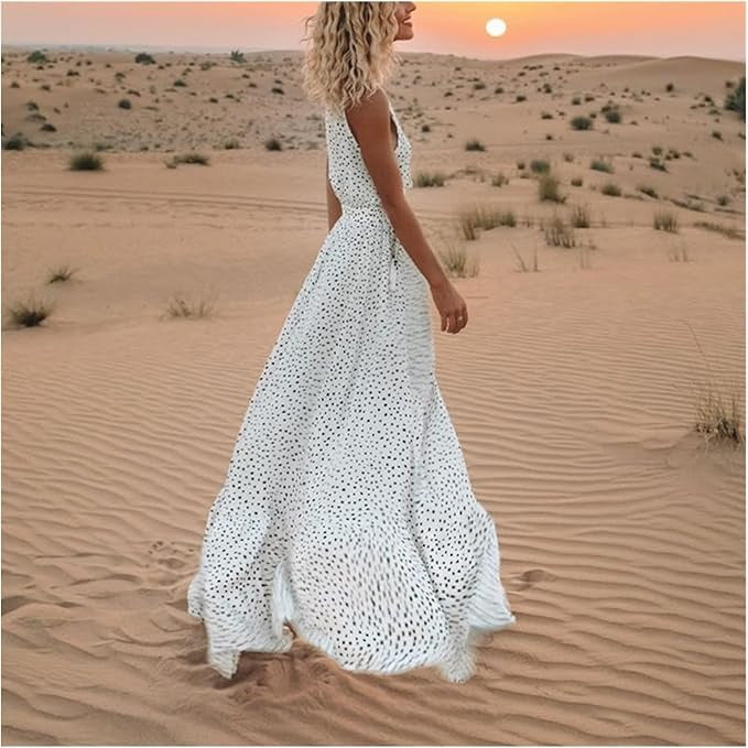 Gaia – Vestito boho maxi