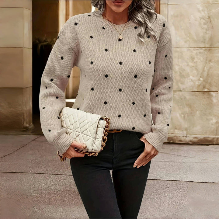 Clara | Maglione a Maglia con Piccole Pois