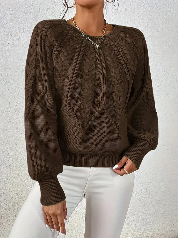 Rita | Maglione Elegante con Motivo Intrecciato