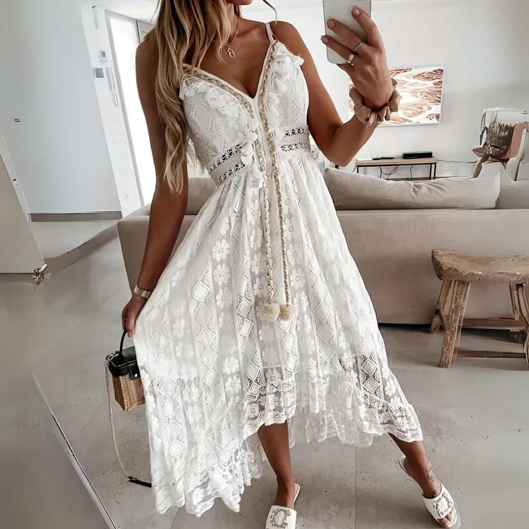 Rachele – Vestito boho in pizzo