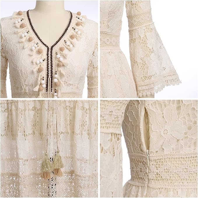 Amelia – Vestito boho in pizzo