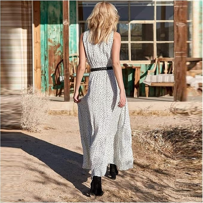 Gaia – Vestito boho maxi