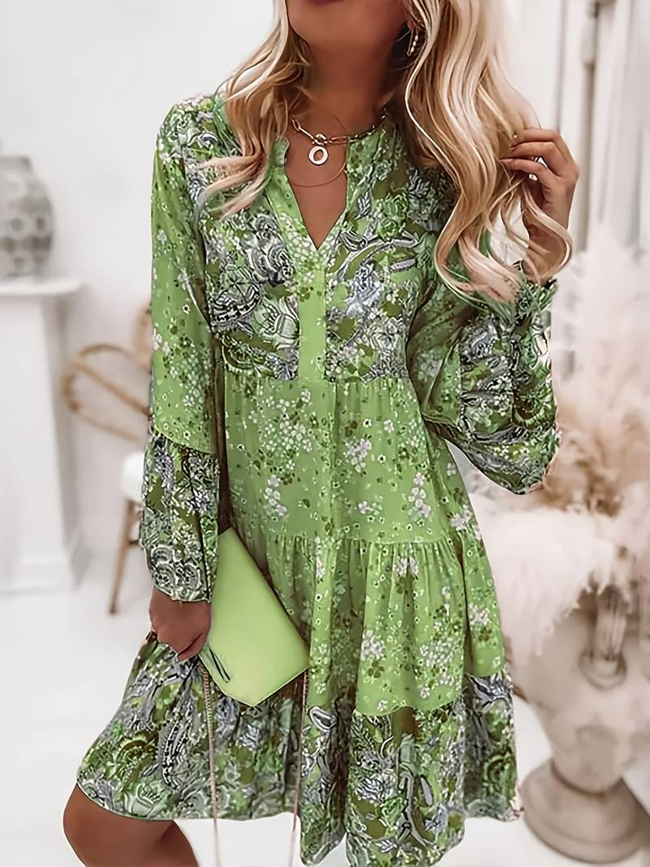Elena – Vestito boho stampato