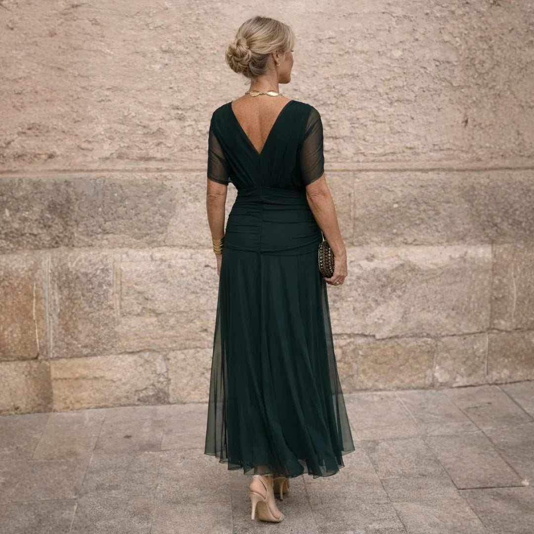 Elisabeth | Vestito verde elegante