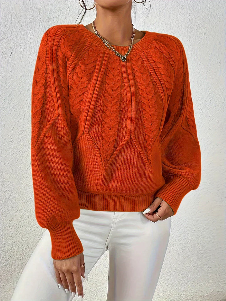 Rita | Maglione Elegante con Motivo Intrecciato