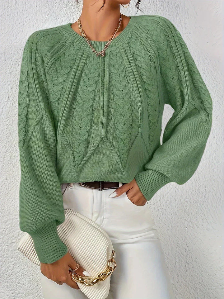 Rita | Maglione Elegante con Motivo Intrecciato