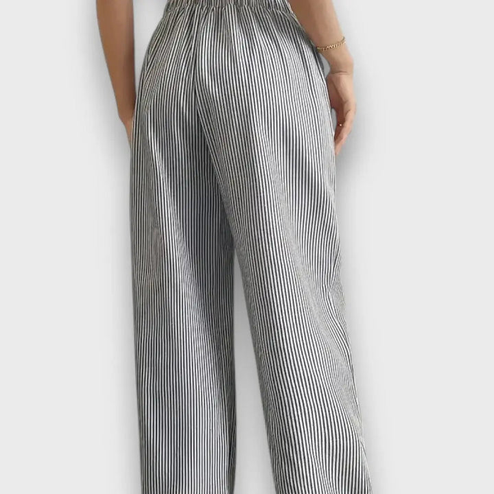 Karina – Pantaloni a righe sottili