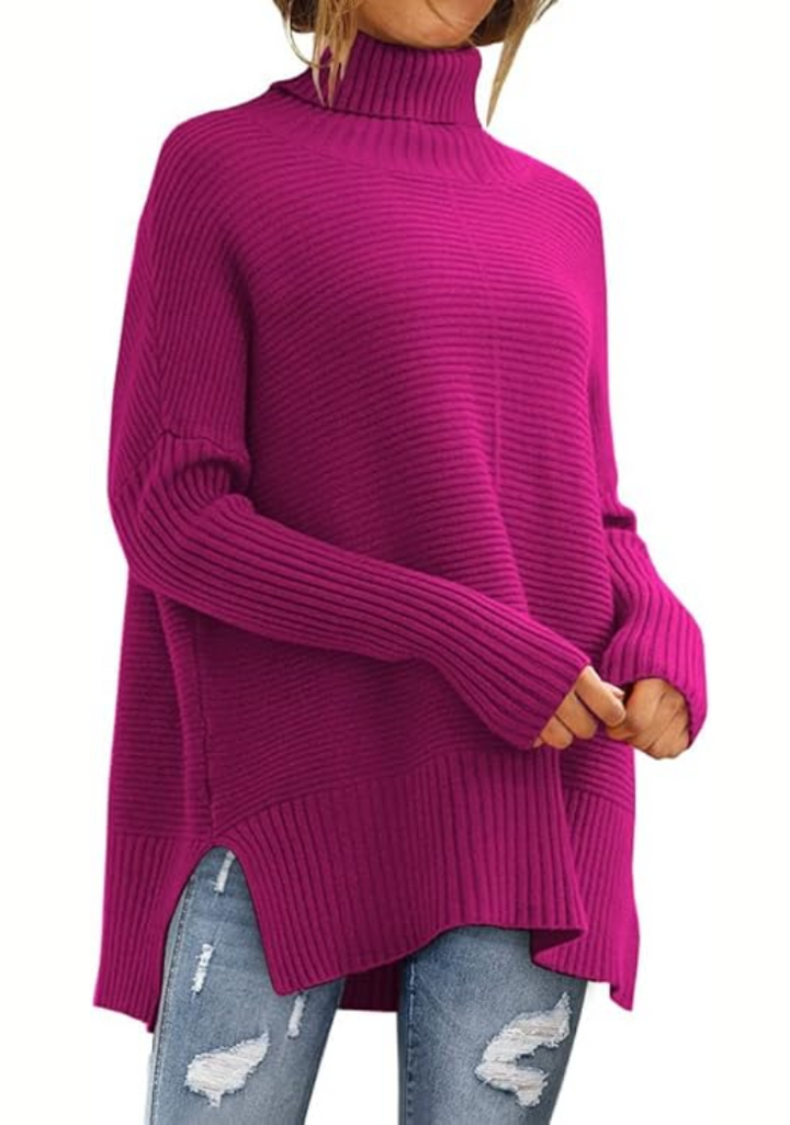 Elisa | Maglione Caldo con Collo Alto Avvolgente