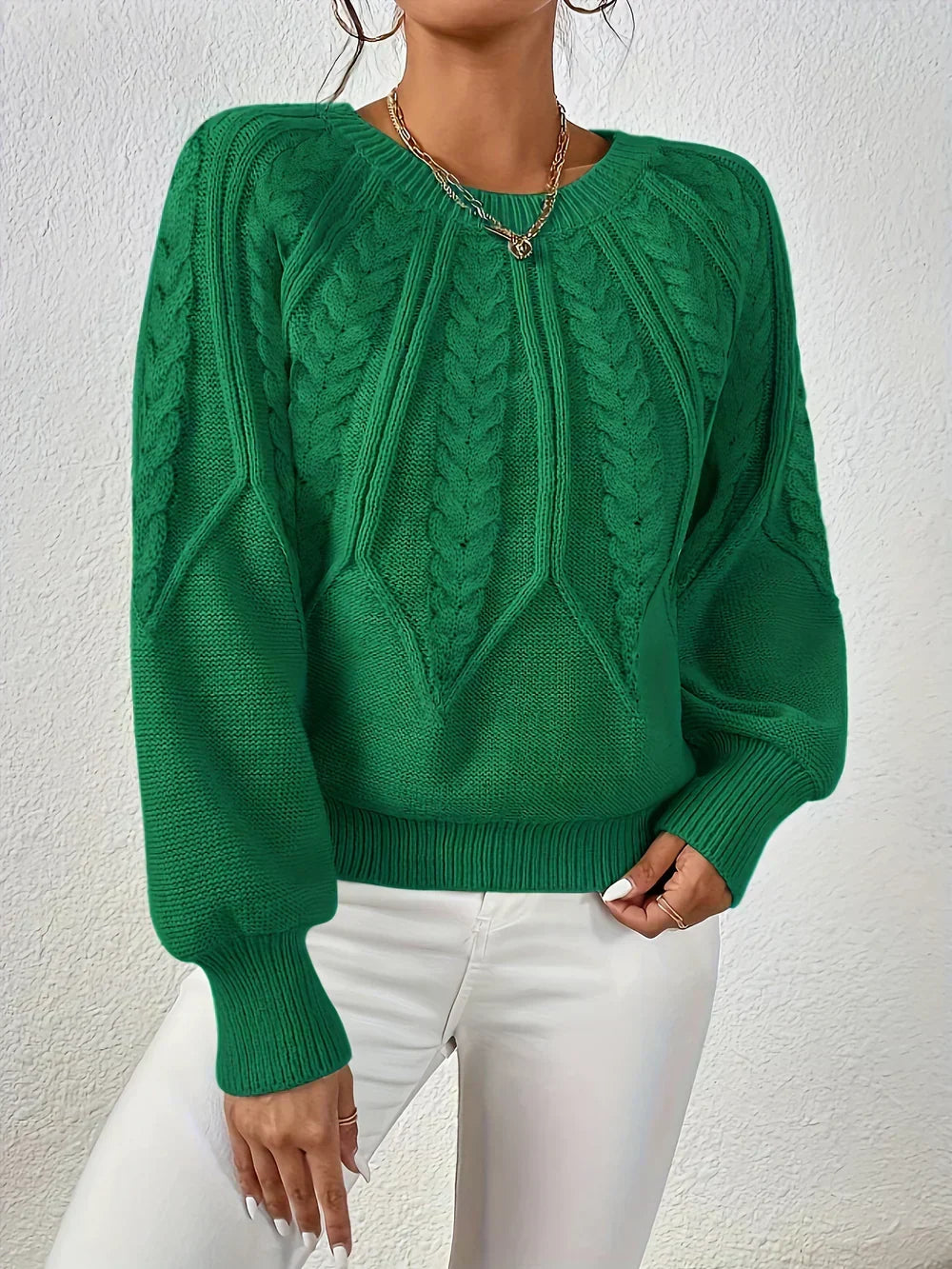 Rita | Maglione Elegante con Motivo Intrecciato