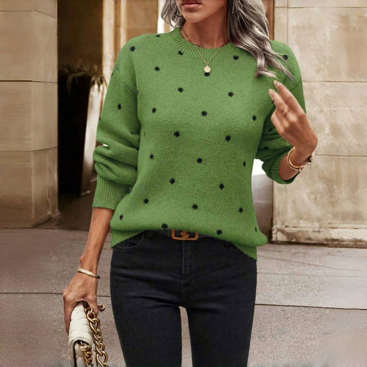 Clara | Maglione a Maglia con Piccole Pois