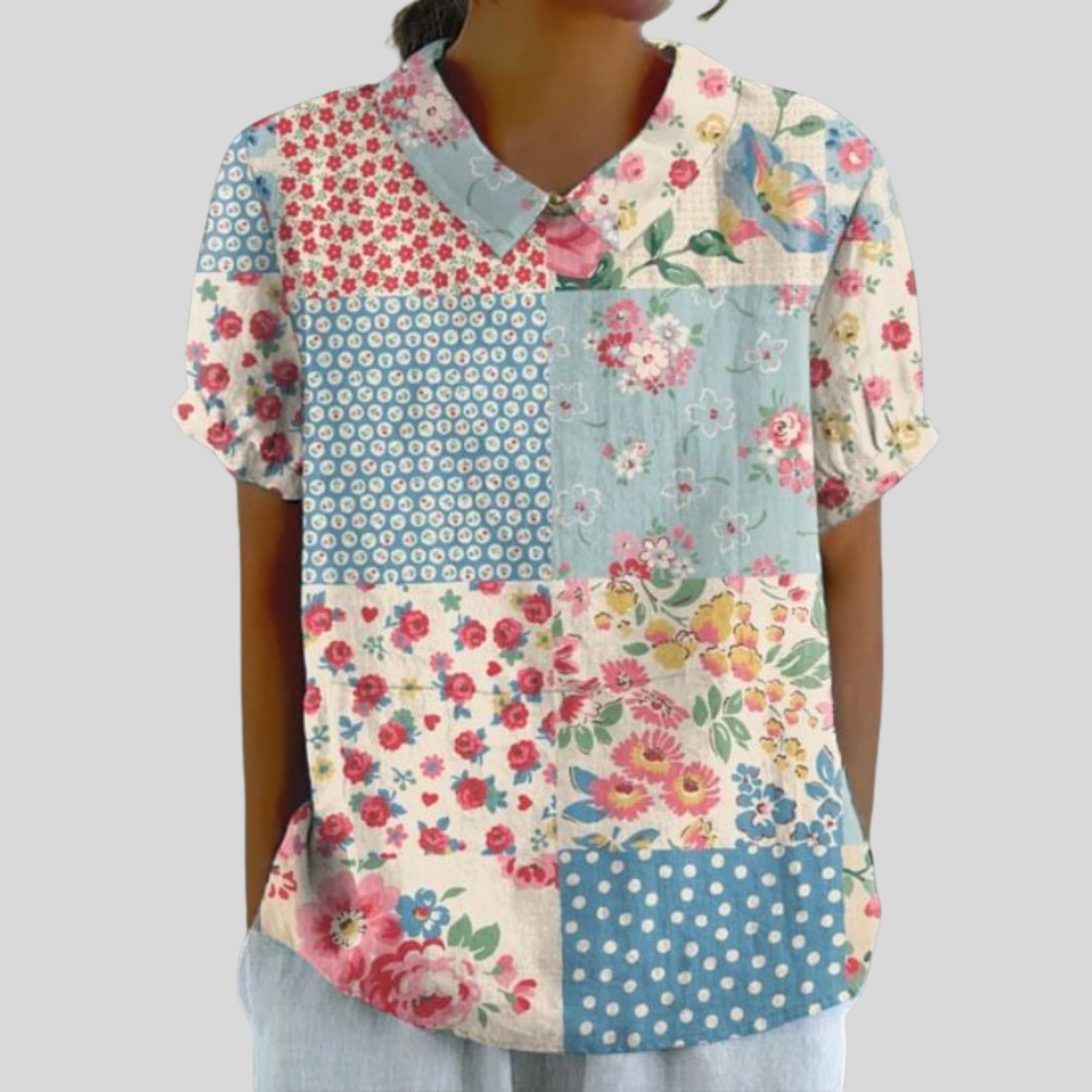 Rovenza - Blusa Fantasia Elegante