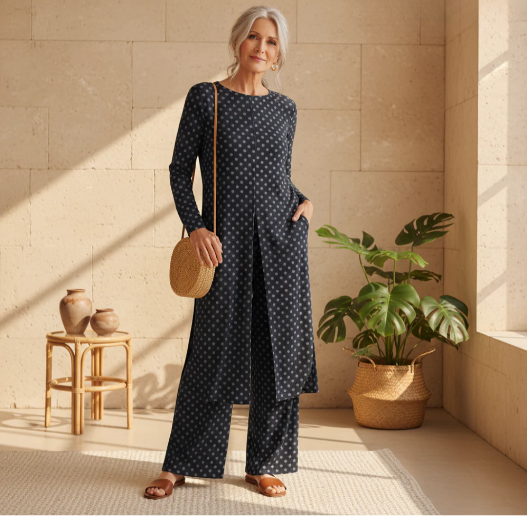 Marcella - Completo elegante stampato