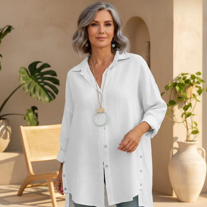 Zephina - Camicia ampia con bottoni