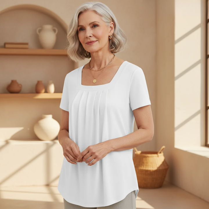 Sabryn - Blusa plissettata