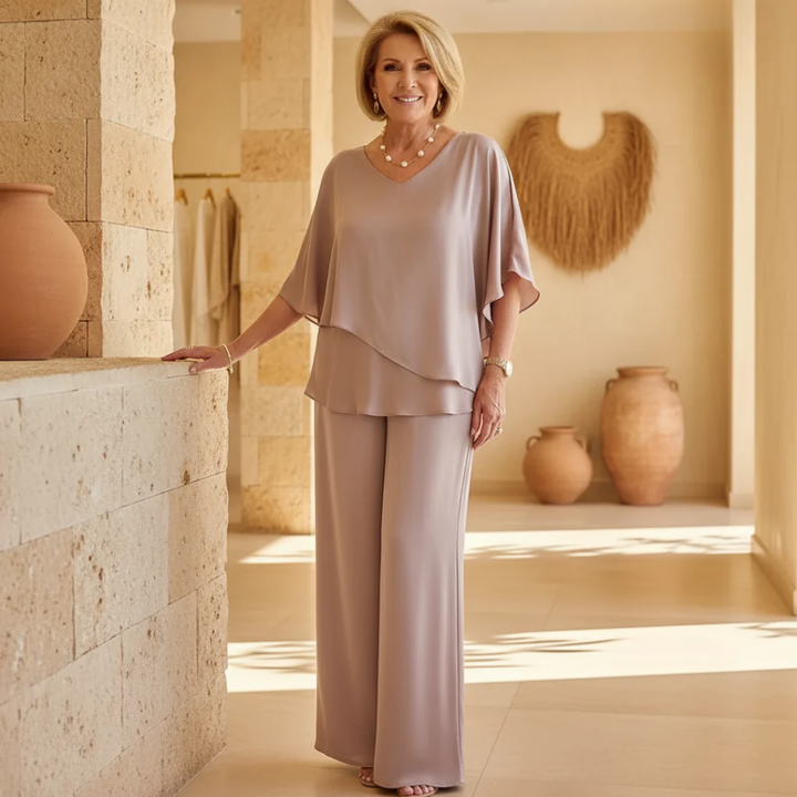 Martha - Completo di due pezzi pantaloni a gamba larga