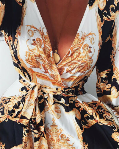 Fabiola – Vestito boho stampato