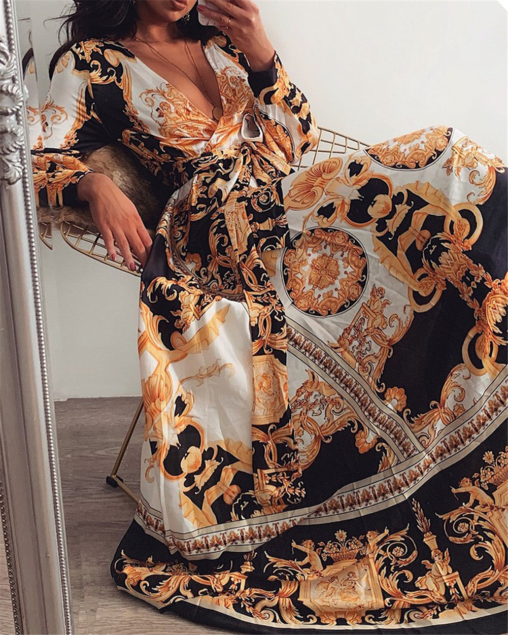 Fabiola – Vestito boho stampato