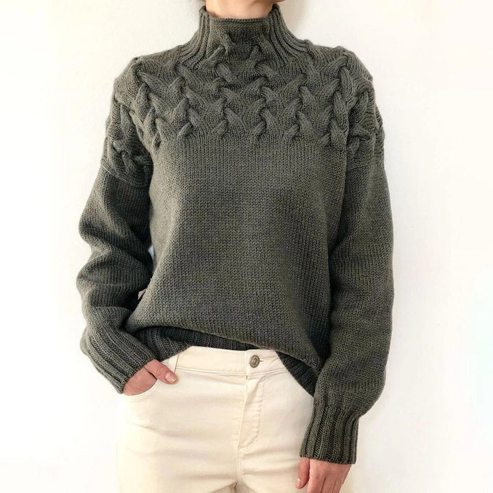 Loretta | Maglione Morbido e Accogliente con Collo Alto