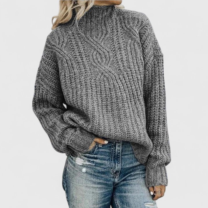 Elisabetta | Maglione Caldo con Collo Alto