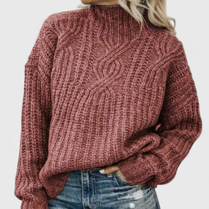 Elisabetta | Maglione Caldo con Collo Alto
