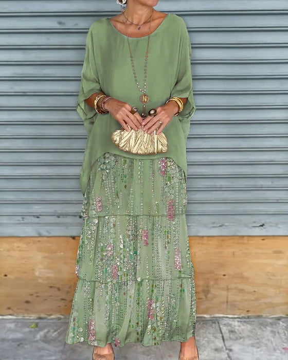 Alessia – Vestito boho a strati