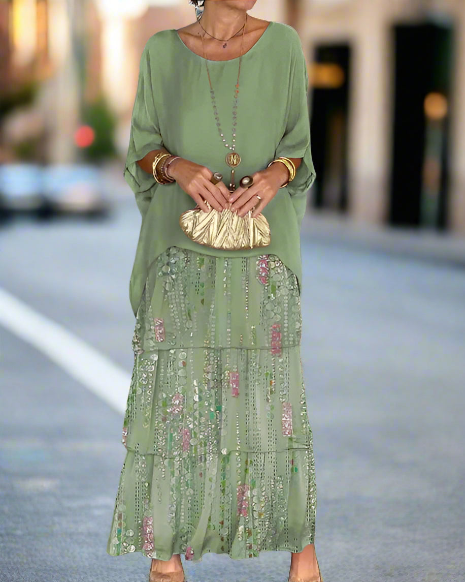 Alessia – Vestito boho a strati