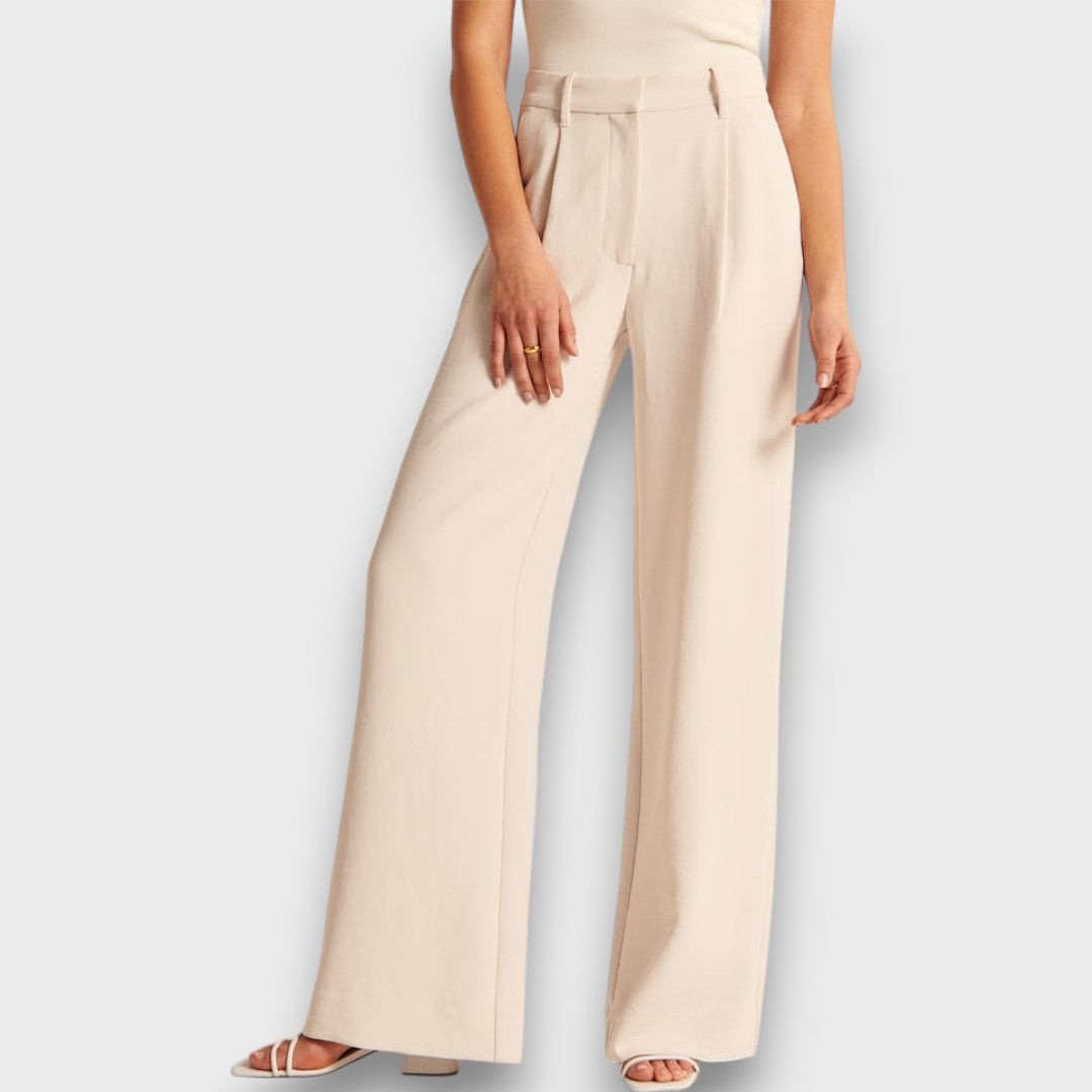 Alva – Pantaloni lunghi a vita alta