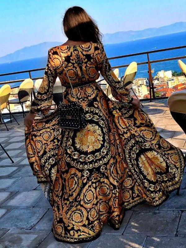 Fabiola – Vestito boho stampato