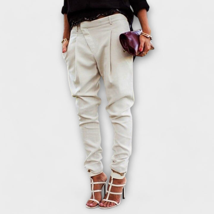 Mira - Pantaloni eleganti a vita alta