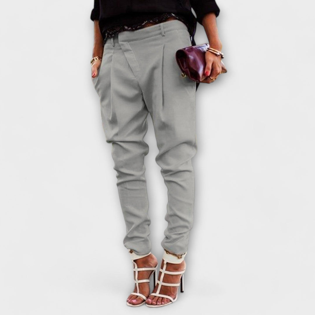 Mira - Pantaloni eleganti a vita alta