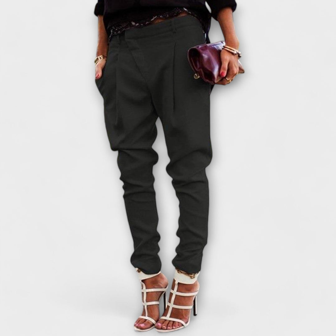 Mira - Pantaloni eleganti a vita alta