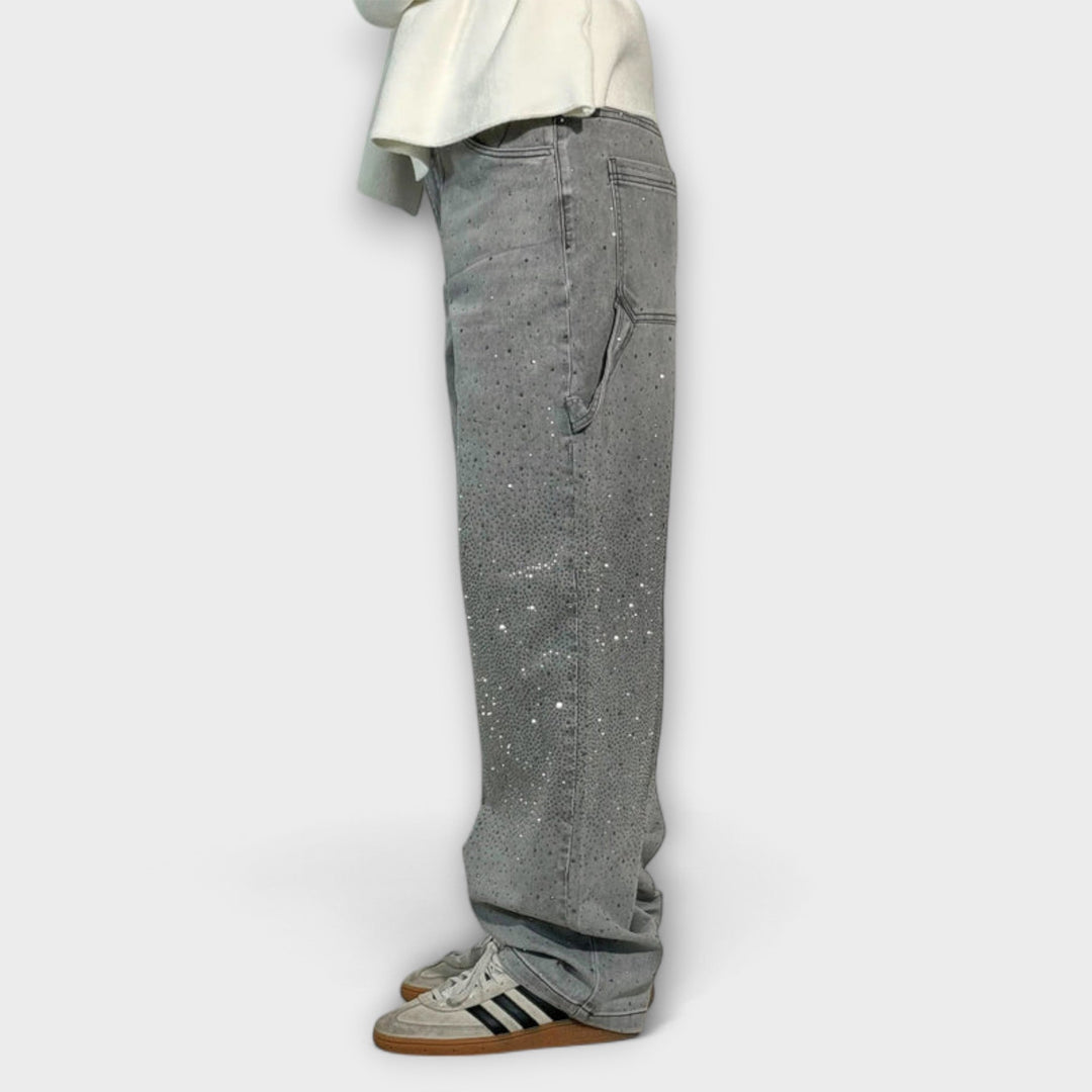 Fable - Jeans da carpentiere con palloncino in denim