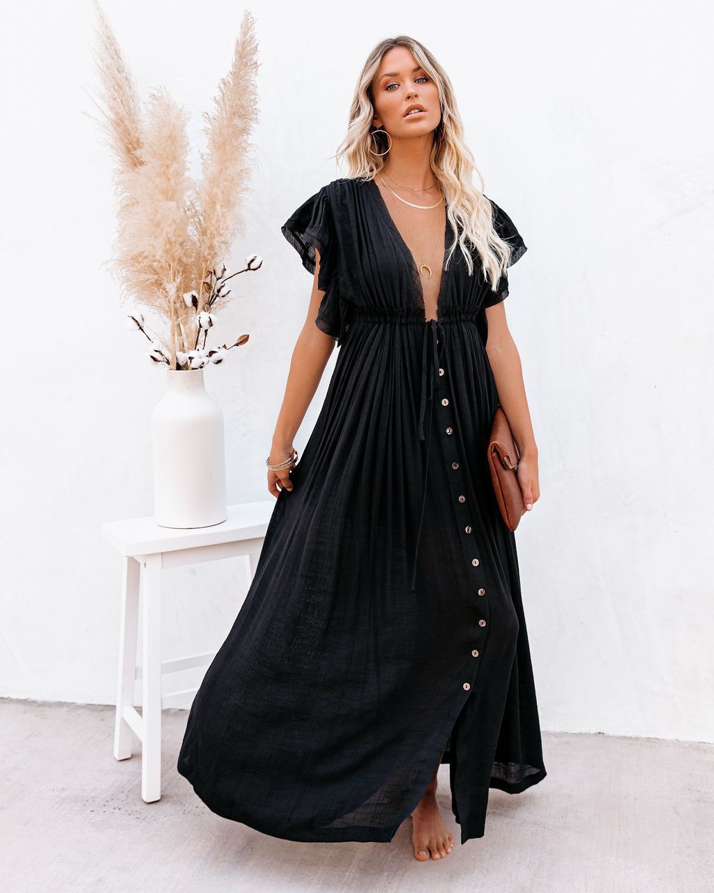 Corinna – Vestito boho maxi leggero