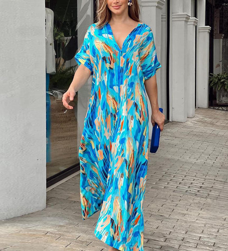 Marina – Vestito boho astratto