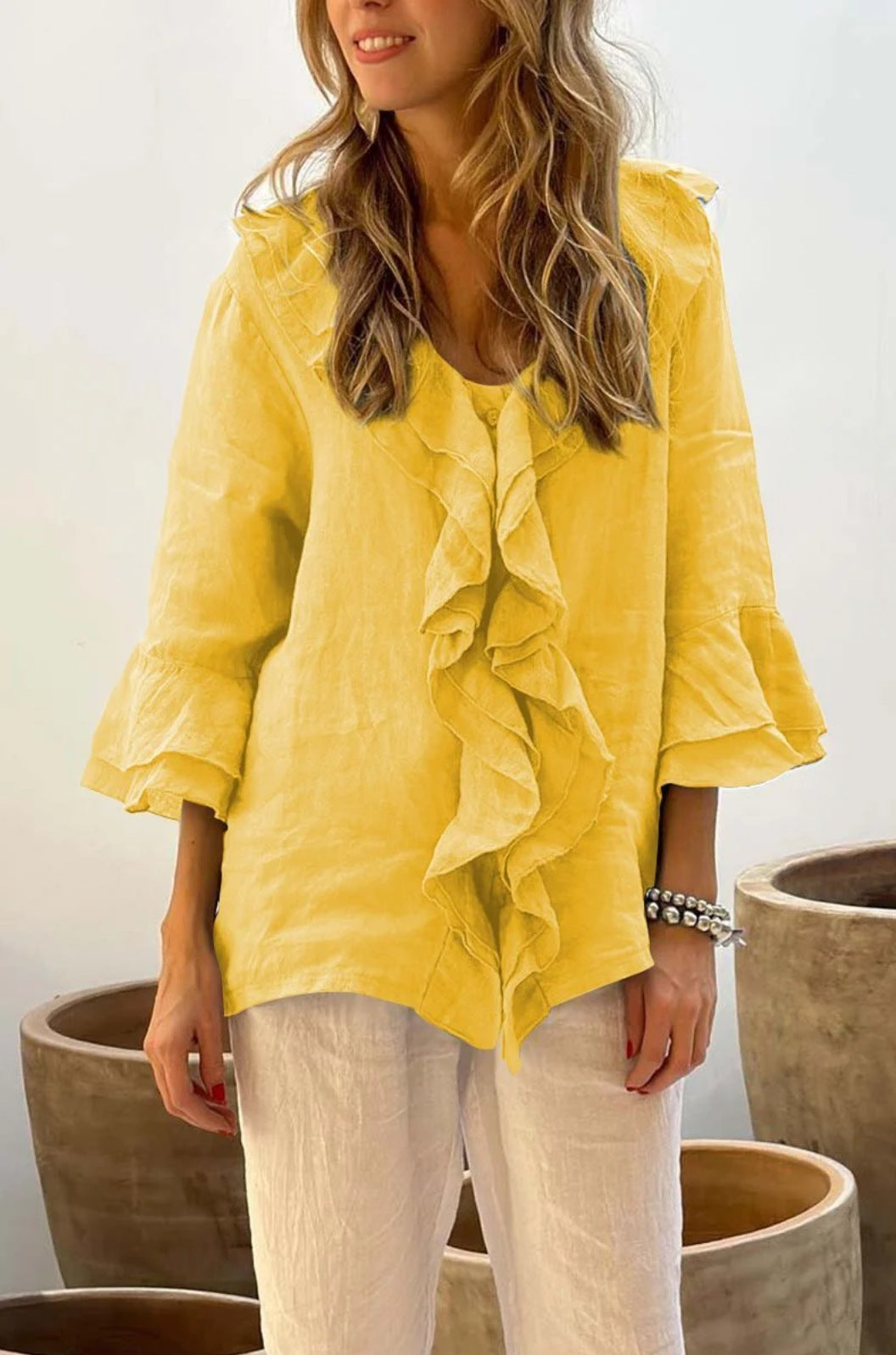 Loralei - Blusa con volant