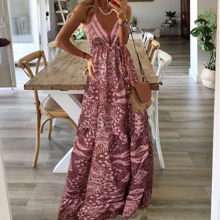 Giulia – Vestito boho maxi