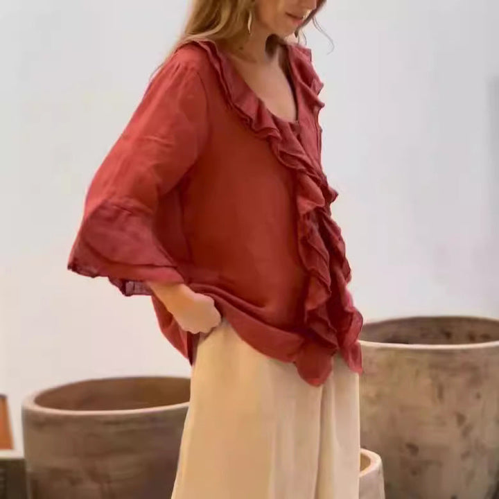 Loralei - Blusa con volant
