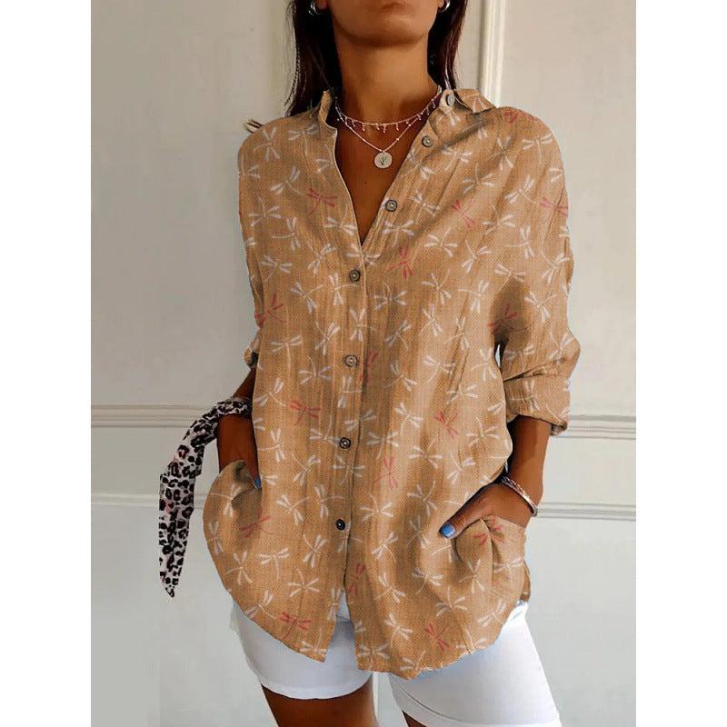 Adriana – Blusa Artigianale con Stampa