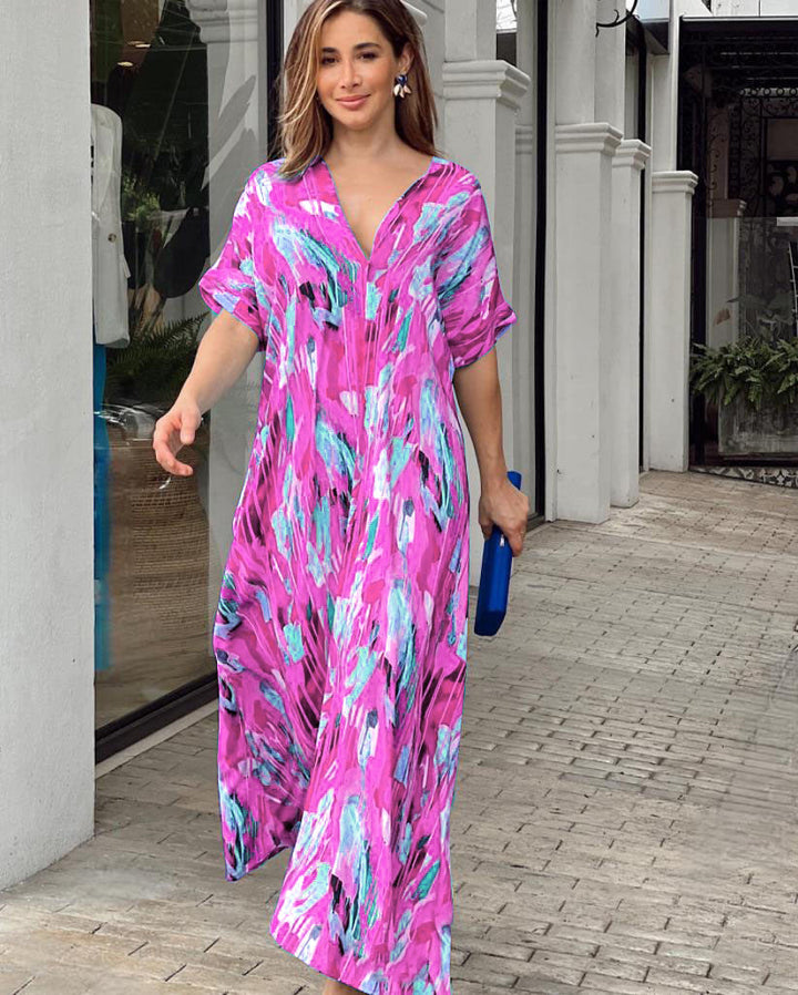 Marina – Vestito boho astratto