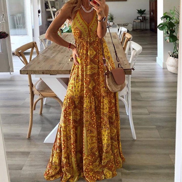 Giulia – Vestito boho maxi
