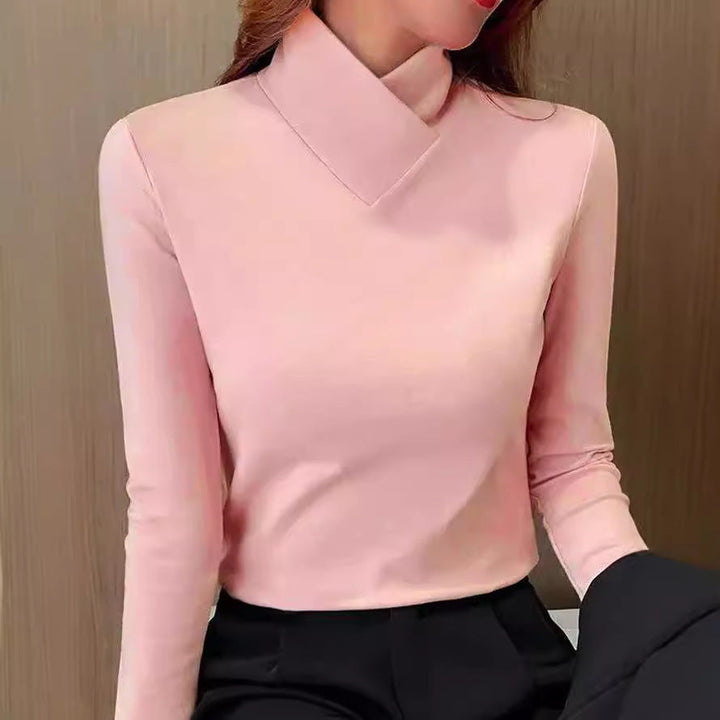 Liora | Maglietta elegante con collo alto